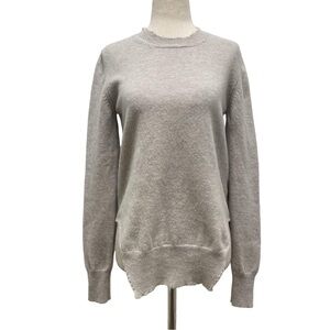 Serien Umerica Side Slit Light Gray Sweater Size IT 40 US 4 Small
